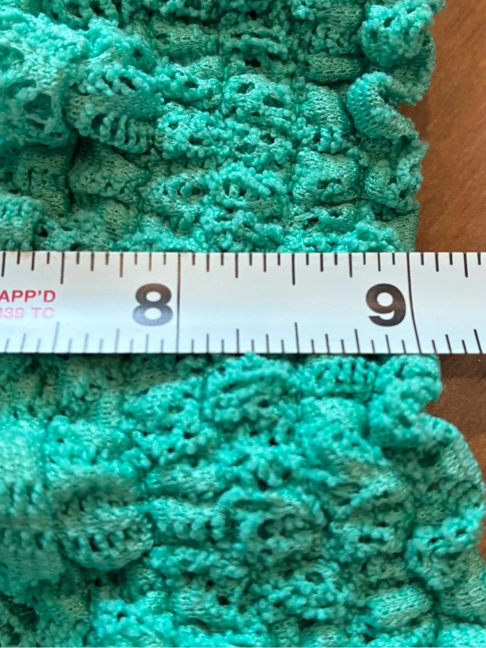 OP Teal Crochet Lace Lounge Shorts